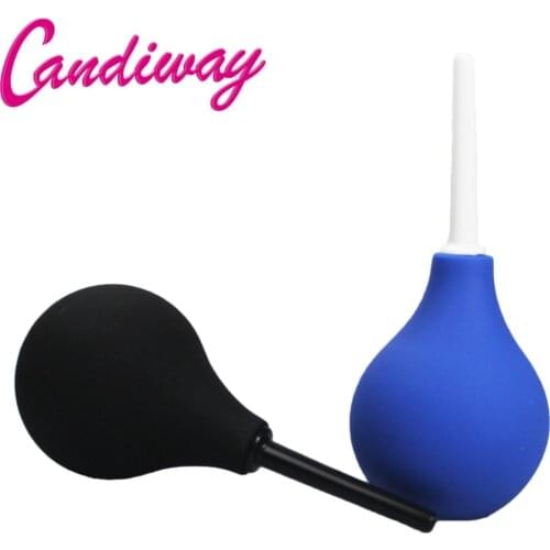 Anal Douche Enemator Vaginal Enema Rectal Syringe Rectum Cleaner Premium One-Way Valve Anal Douche butt anus Shower Unisex game