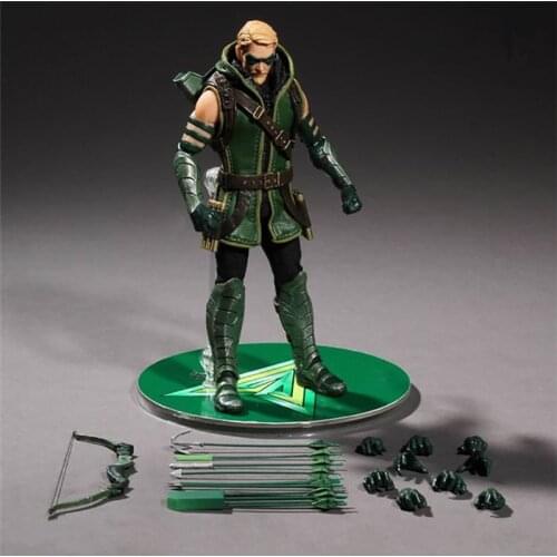 Mezco Figure DC Comics Green Arrow Figure Mezco One:12 PVC Action Figure Toy Doll Christmas Gift for Kids