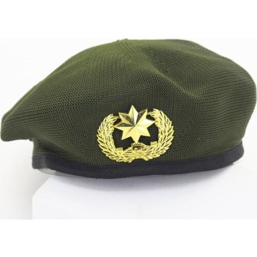 Acrylic Net Cap Mesh Knitted Breathable Beret for Adults and Children Military Fan Army Cap Men Women Child Performance Hat