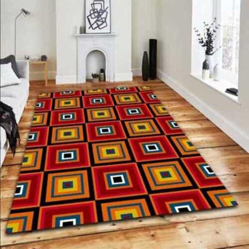 Plaid striped printed carpet bedroom decor rugs and carpets for home living room tapete 3d printed Child Game Crawl floor mat