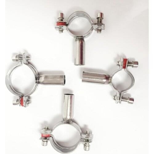 159mm 6.25" Pipe Hanger Bracket Clamp Support Clip 304 Stainless Steel For Beer Brewing