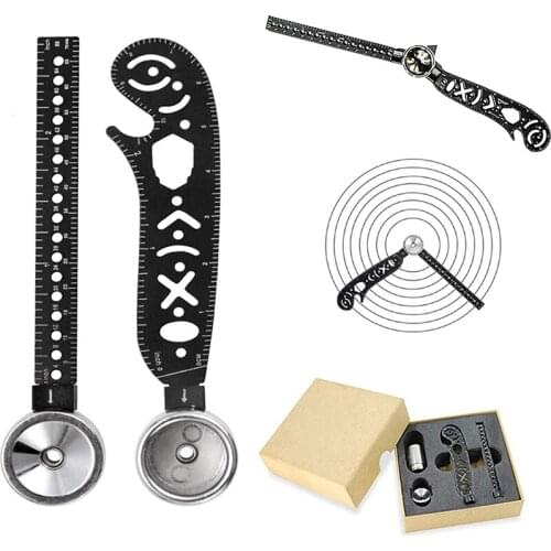 Drawing Ruler Magnetic Map Protractor Sewing Tools Circles Compass Bend Measure Tailors Pattern Student Supplies