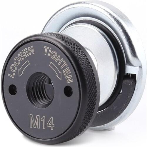 M14 Thread Angle Grinder Inner Outer Flange Nut Set Tools Quick Release Locking Nut Clamp Replacement for Bosch Metabo Makita