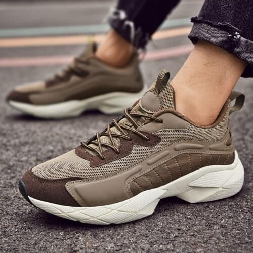 Shoes Men Sneakers Flat Casual Shoes Comfortable Men Shoes 2019 Footwear Breathable Mesh Sport Sneakers tenis masculino S21-79