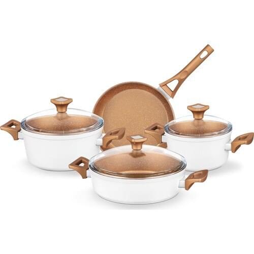 Chef Granite Look Pots Set 7 Piece