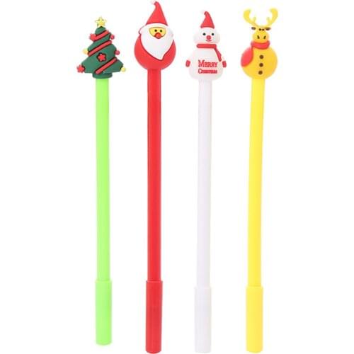 Neutral Pen Cute Cartoon Christmas Series Students Pen Christmas Stationery School Office Supplies UY8