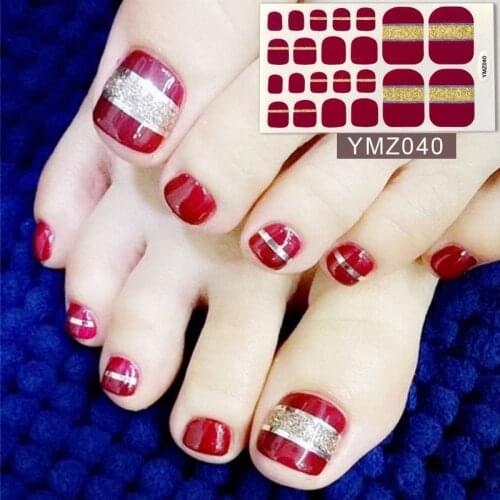 Tips Rainbow flower Nail Stickers Art Full Cover Self Adhesive Polish Transfer Wraps Waterproof Nail Stickers Decals Manicure