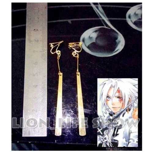 Biamoxer Anime D.Gray-man Allen Walker Ear pendant Earring Cosplay Prop Accessories