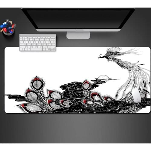 Super Best-selling Back And White Animal Extra Large Mouse Pad Personality High Quality Rubber Mouse Pad Gamer Extra Large Mats