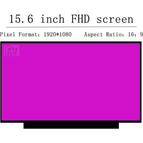 15.6" Slim LED matrix For Lenovo thinkpad T590 P53S E15 L15 P15 laptop lcd screen panel 30 pins EDP 1920*1080 Non-touch matr