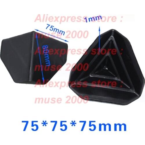 75mm wood furniture corner cover protect 3 sides protecting Black furniture table board palte transport anti scratch