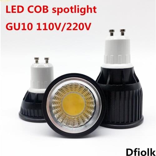 High quality 6W 9W 12W GU10 LED Bulbs Light 110V 220V dimmable Led Spotlights Warm/Cool White GU 10 LED downlight free shipping