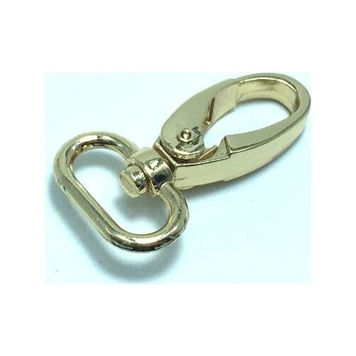 Gold Trigger Snap Hook , Lobster Swivel Clasps, 1 Inch