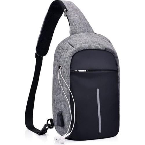062318 newhotstacy unisex women men small chest bag male leisure cross body bag