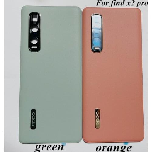 100% Original For Oppo Find X2 X2 pro Rear Battery Back Cover with logo Panel Rear Door Housing Case with adhesive for findx2