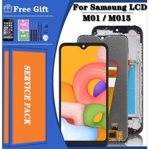 100% Original LCD For Samsung Galaxy M01 M015F/DS LCD Display Touch Screen Digitizer Assembly For Samsung M015F M01 LCD Screen