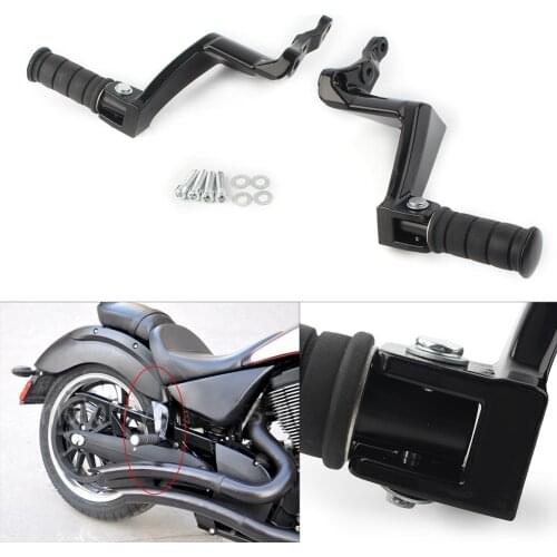Motorcycle Footpegs Rear Passenger Foot Pegs Footrest Mount Brackret For Victory Vegas Kingpin Boardwalk Gunner/ High ball 2Pcs