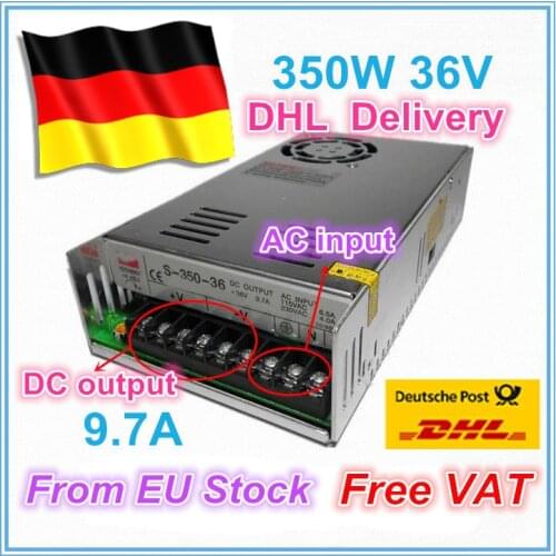350W 36V 9.7A Switch Power Supply! CNC Router Single Output Power Supply 350W 36V Foaming Mill Cut Laser Engraver Plasma