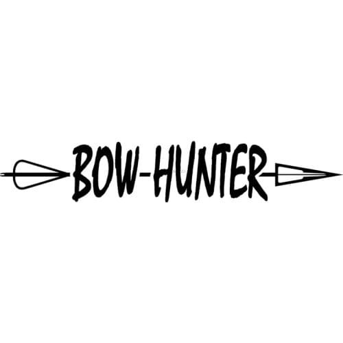 40653# Die-Cut Vinyl Decal Bow Hunter Car Sticker Waterproof Auto Decors on Car Body Bumper Rear Window