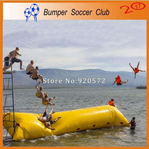 Free Shipping ! Free Pump ! 7x3m Custom blob inflatable water catapult blob,inflatable water catapult blob for sale