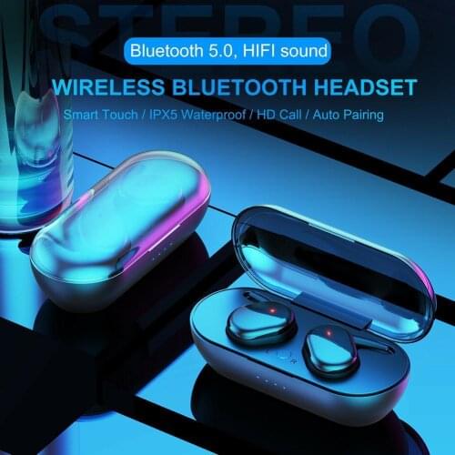 Bluetooth-compatible 5.0 Wireless headphone Mini Stereo Headset Wireless In-Ear Control Headphone Select Songs for phones