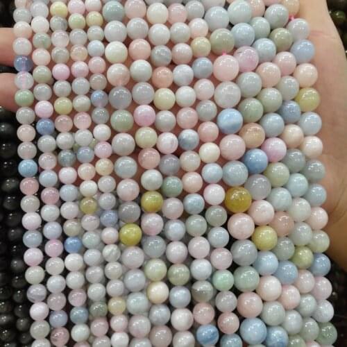 Natural Stone Beads Morgans stone 6/8/10 Fashion Jewelry Loose Beads for Jewelry Making Necklace DIY Bracelet