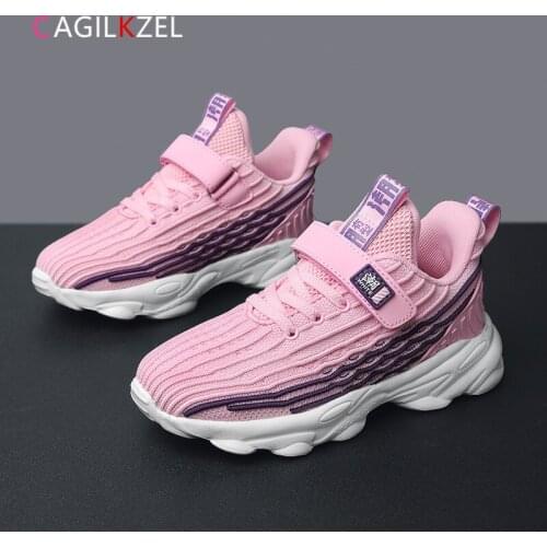 CAGILKZEL 2020 New Brand Children Sports Shoes for Girl Outdoor Kids Shoes Boy Comfortable Sneakers Boys Girls Casual Shoes