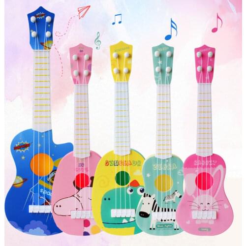 Funny Musical Toy Ukulele Instruments Kids Guitar Montessori Educational Toys for Children Music Developmental Play Games Toys