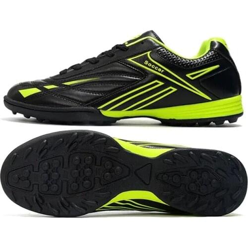 2021 new mens breathable football shoes outdoor sports shoes mens childrens football shoes non-slip sports AG futsal football