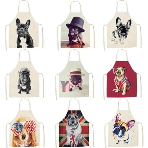 Creative dog pattern For home and kitchen Apron for children customizable apron Men kitchen apron Woman kitchen apron kids apron
