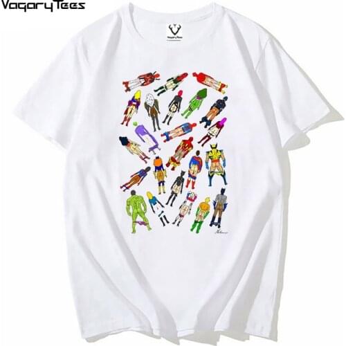 Manga Anime Hero Butt Tee Shirt Top Harajuku Funny spoof Streetwear Cartoon Style Men Hip Hop unisex streetwear T Shirt