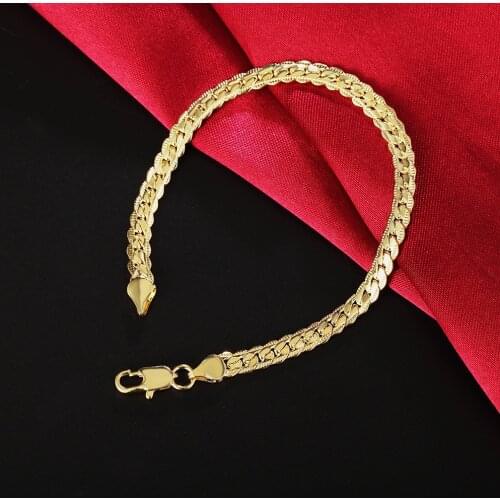 GINSTONELATE Golden Bracelets