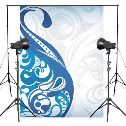 Delicate Pattern White Background Photography Flower Pattern Backdrops Art Photo Studio Background Props 5x7ft