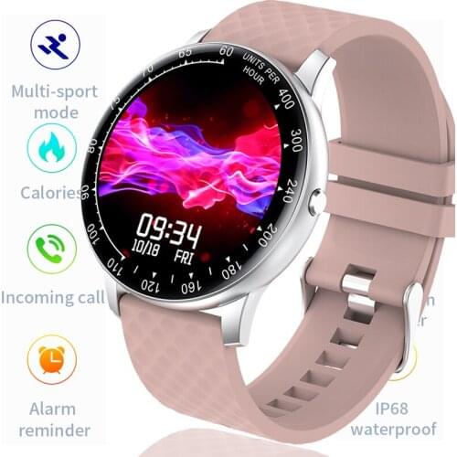 LIGE 2020 New Full Touch Smart Watch Women men Waterproof Sport for Android/iPhone Call information smartwatch for woman mens