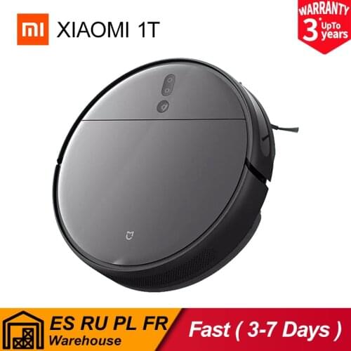 2021 NEW Xiaomi Mijia 1T Robot STYTJ02ZHM Sweeping Mop 3000pa Suction 3D Exploration Super battery 5200mAh EU RU warehouse