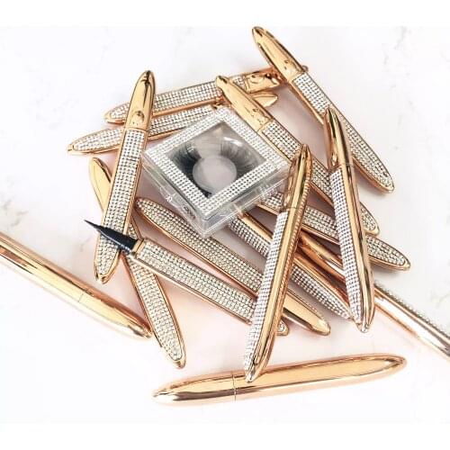 Wholesale Self-adhesive Eyelash Glue Eyeliner Lash Glue Pen Liquid Eyeliner Lash Glue Adhesive 2 in 1 Waterproof Long Lasting
