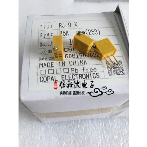 Original New 100% RJ-9X25K RJ-9X253 fine-tuning precision potentiometer 25K (SWITCH)