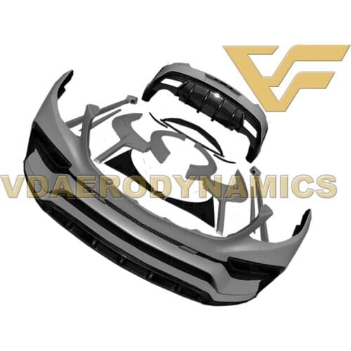 Suitable For 15-19 Benz C292 GLE300 GLE350 GLE500 Coupe VAD-M Full Body Kit Front Rear Bumper Side Skirts with Hood