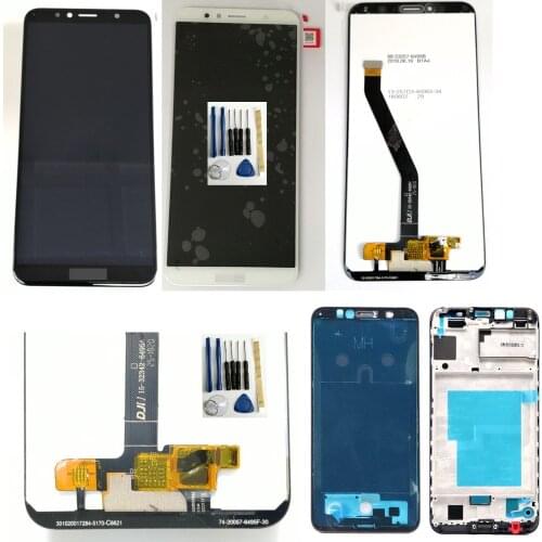 Shyueda S-IPS 100% New AAA+ + Frame For Huawei Y6 Prime (2018) ATU-L30 ATU-L31 ATU-L42 5.7" LCD Display Touch Screen Digitizer