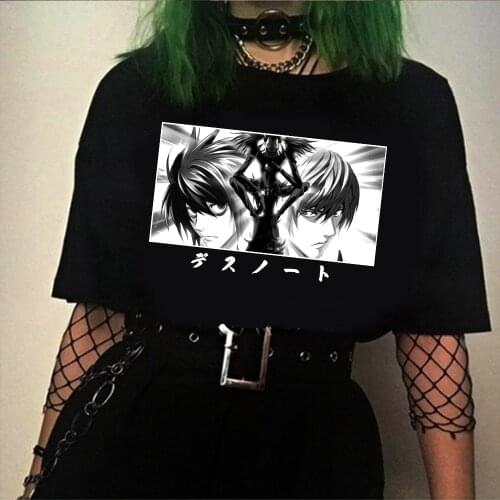 Death Note Kira L L Lawl Eyes T-shirt Men Cute Anime T Shirt Cool Todoroki Graphic Tshirt Hip Hop Top Tees Male