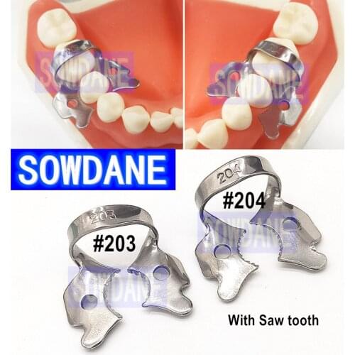 Dental Oral Care Clip Rubber Dam Clamps Dental Rubber Dam Clamp Clip Stainless steel #203 #204 Stainless Steel