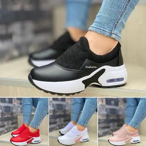 Womens Fashion Sneakers Flying Woven Mesh Platform Sneaker for Couple Lace Up Walking Shoes Casual MC889