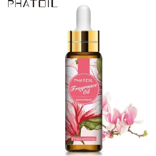 10ml Japanese Magnolia Perfume Fragrance Oil Diffuser White Musk Bubble Gum Sea Breeze Freesia Honeysuckle Vanilla Coconut Oil
