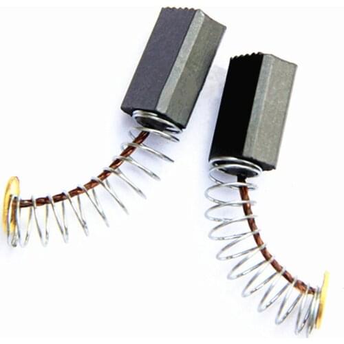 10Pcs/Set 5*8*12mm Carbon Brush Graphite Motor Generator Wheel Machine Replacement Top Quality For Electric Motors Rotary Tool