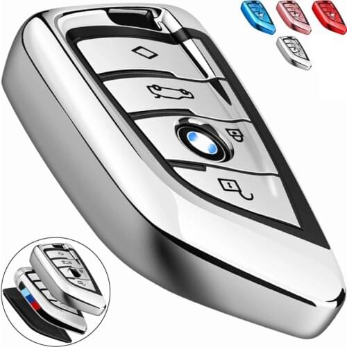 Car Key Fob Cover Case Premium Soft TPU Anti-dust Full Protection For BMW 2 5 6 7 Series X1 X2 X3 X5 X6 Car Accessories