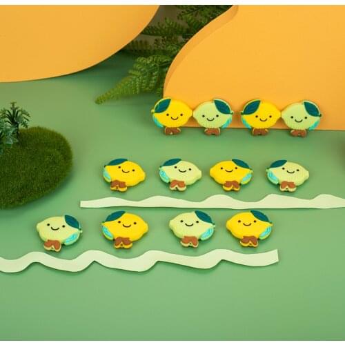 Sunrony 50pcs Silicone Beads Food Grade Baby Teether Lemon Baby Necklace Different Colors Of Silicone Baby Teething Toys
