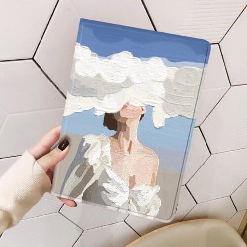 Funda for iPad 10.2 8th 7th Generation Case Auto Wake/Sleep Cover for iPad Pro 11 M1 2021 9.7 Pro 10.5 Air 3 2 Mini 45 Flip Capa