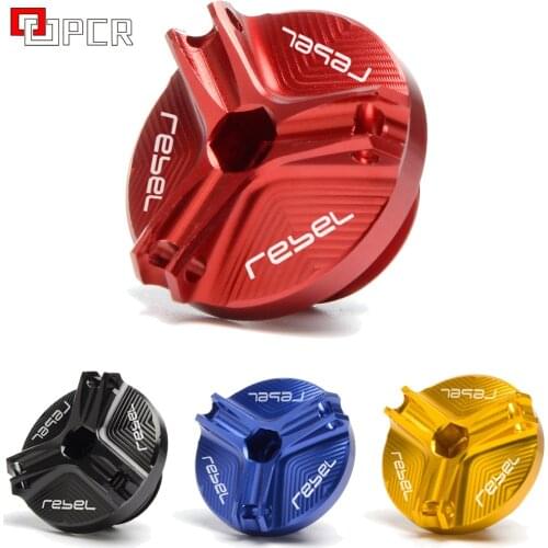 Motorcycle CNC Oil Filler Cap Plug cover For Honda Rebel 300 REBEL 500 CMX 2017 2018 2019 accessories