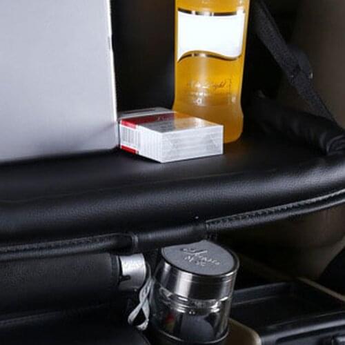 Multi-function Pallet type Seat back folding leather car bag