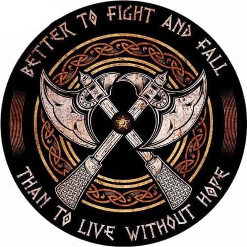 Viking Battleaxes Better To Fight and Fall Decal Snowboard Silhouette Car Stickers Vinyl Cover Scratches Waterproof Car Wrap